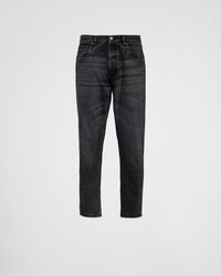 Prada - Five-Pocket-Jeans Aus Denim - Lyst