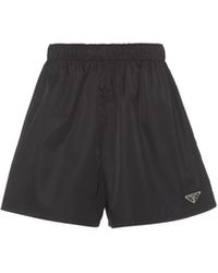 Prada - Pantalones Cortos De Re-Nylon - Lyst