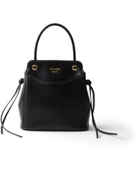 Prada - Carry Mini Leather Handbag - Lyst