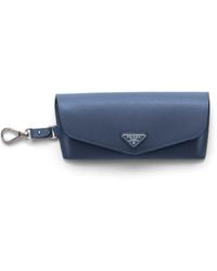Prada - Saffiano Leather Eyeglasses Case - Lyst