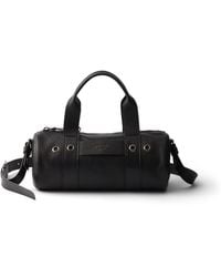 Prada - Route Large Leather Top-Handle Bag - Lyst