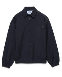 Prada - Mohair-Wool Blouson Jacket - Lyst