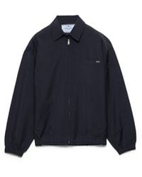 Prada - Mohair Wool Blouson Jacket - Lyst