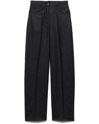 Prada - Wool Flannel Pants - Lyst