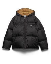 Prada - Chaqueta De Plumón En Re-Nylon, Mujer, Talla - Lyst