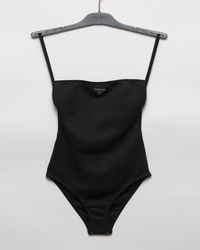 Prada - Interlock Knit One-Piece Swimsuit - Lyst