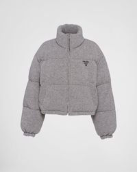 Prada - Cashmere Wool Down Jacket - Lyst