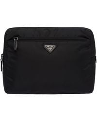 Prada - Large Re-Nylon Travel Pouch - Lyst