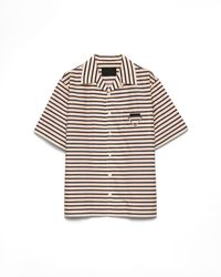 Prada - Camisa De Bolera De Algodón A Rayas - Lyst