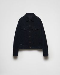 Prada - Corduroy Blouson Jacket - Lyst