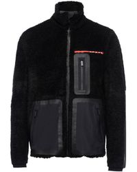 Prada - Recycled Fleece Technical Jacket - Lyst