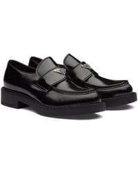 Prada - Classic Leather Loafers For - Lyst