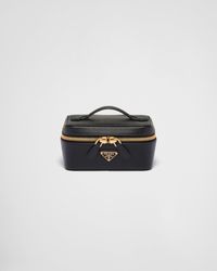 Prada - Saffiano Leather Beauty Case - Lyst