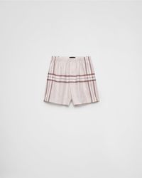 Prada - Cotton Boxer Shorts - Lyst