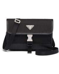 Prada - Re-Nylon And Saffiano Leather Smartphone Case - Lyst