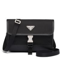 Prada - Re-Nylon And Saffiano Leather Smartphone Case - Lyst