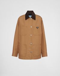 Prada - Technical Canvas Blouson Jacket - Lyst