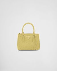 Prada - Galleria Ostrich Leather Mini-bag - Lyst
