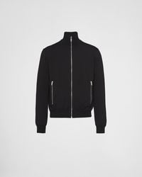 Prada - Reversible Wool And Re-Nylon Jacket - Lyst