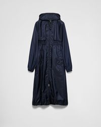 Prada - Long Imperméable En Re-Nylon Léger - Lyst