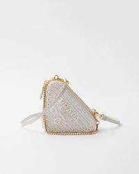 Prada - Mini Pochette En Crochet - Lyst