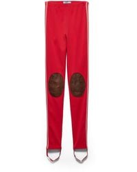 Prada - Fleece Leggings - Lyst