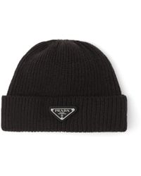 Prada - Re-Nylon Knitted Hat - Lyst
