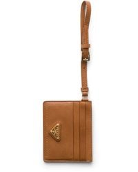 Prada - Nappa Leather Card Holder - Lyst