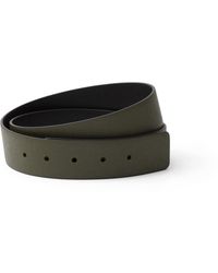 Prada - Reversible Saffiano Leather Belt Strap - Lyst