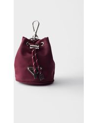 Prada - Mini Icon Re-Nylon Keychain Charm - Lyst
