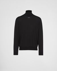 Prada - Superfine Turtleneck Sweater - Lyst