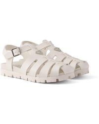 Prada - Rubber Fisherman Sandals - Lyst