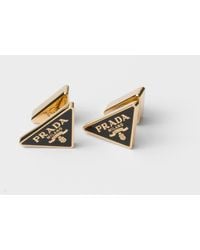 Prada - Enameled Metal Earrings - Lyst