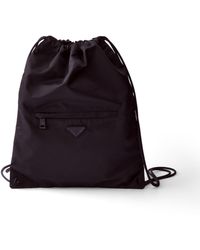 Prada - Re-Nylon Drawstring Backpack - Lyst