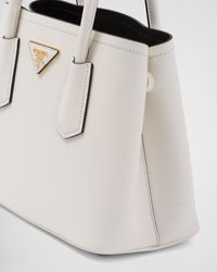 Prada Triangle Double Leather Mini Bag - Women – Piano Luigi