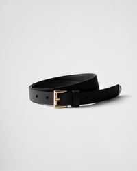 Prada - Gürtel Aus Saffiano-Leder - Lyst