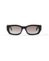 Prada - Sonnenbrille Mit Logo, Damen, Gläser Mit Farbverlauf - Lyst