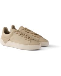 Prada - Court Leather Sneakers - Lyst