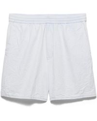 Prada - Chambray Bermudas - Lyst