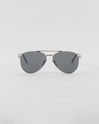 Prada - Occhiali Da Sole Con Logo - Lyst