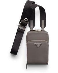 Prada - Saffiano Leather Smartphone Case - Lyst