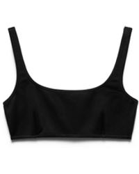 Prada - Interlock Fabric Bikini Top - Lyst