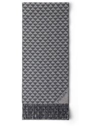 Prada - Symbole Double Wool And Cashmere Scarf - Lyst