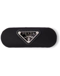 Prada - Re-Nylon Logo-Plaque Hair Clip - Lyst