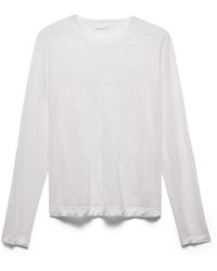 Prada - Pull À Manches Longues En Lin Et Soie, Homme, Taille - Lyst