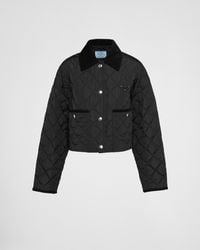 Prada - Light Re-Nylon Cropped Jacket - Lyst