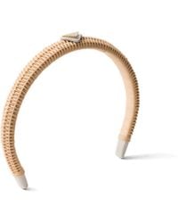 Prada - Wicker Headband - Lyst