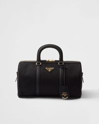 Prada - Re-edition 1978 Medium Re-nylon And Saffiano Leather Top-handle Bag - Lyst