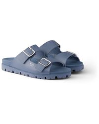 Prada - Rubber Strap Sandals, Size 6 - Lyst