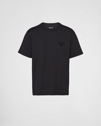 Prada - T-Shirt En Coton - Lyst